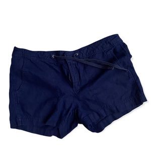 Women Banana Republic Royal Blue  shorts size 4 drawstring waist